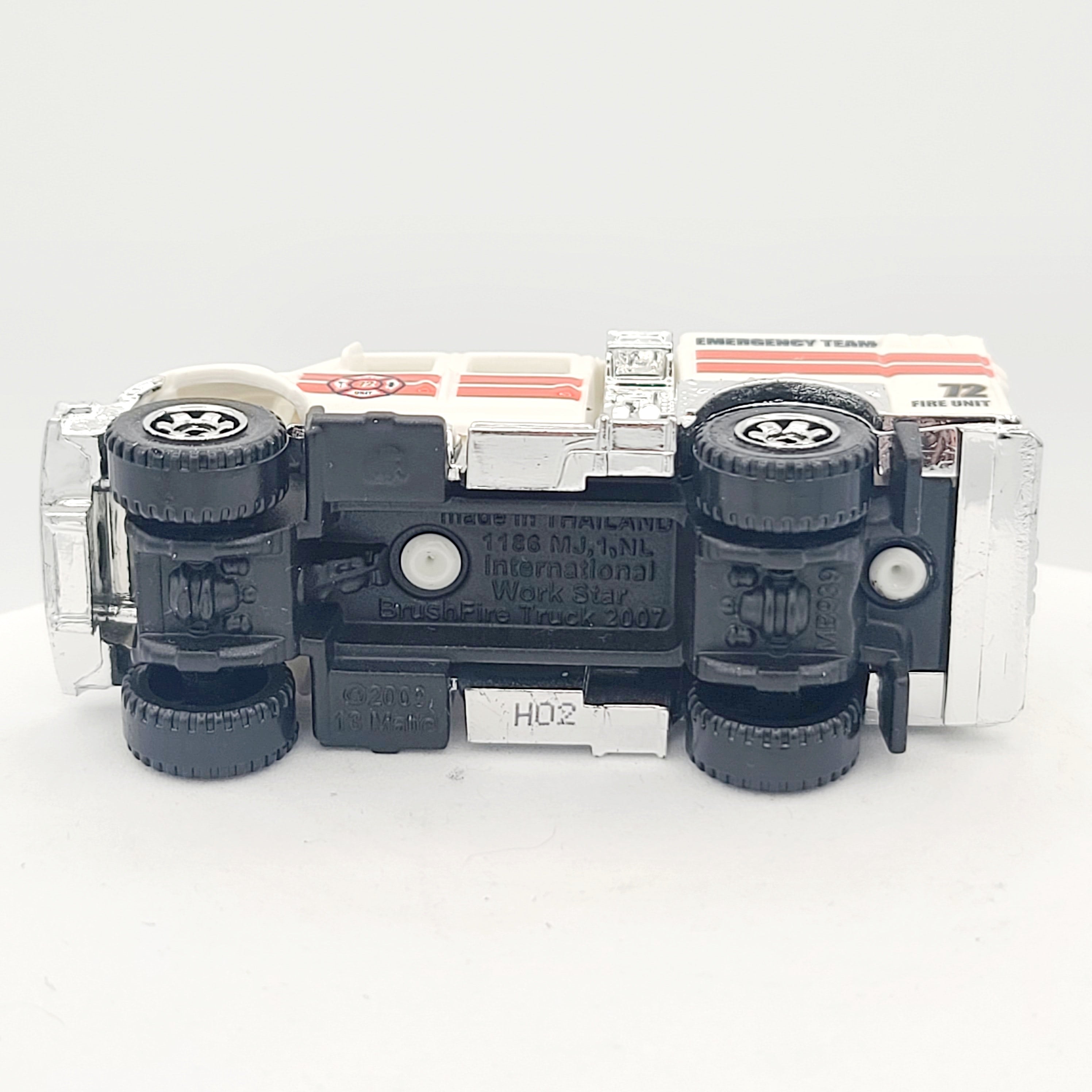 Matchbox International Workstar Brush Fire Truck (2015 MBX Basic - Heroic Rescue)